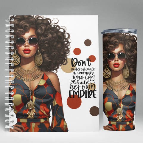 Her Empire Journal/Notebook and Tumbler Gift Set