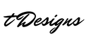 T Designs logo