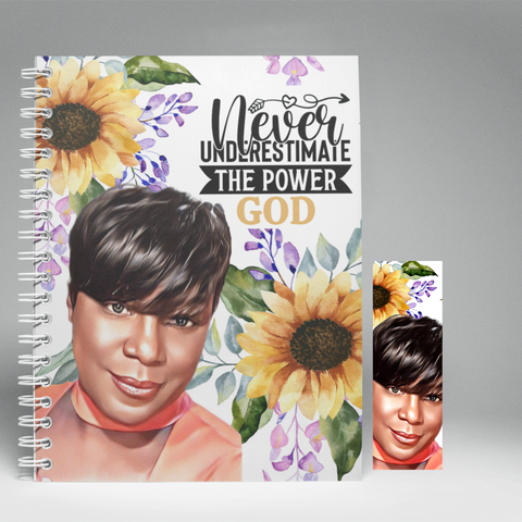 Never Underestimate the Power, Customized Journal and Bookmark