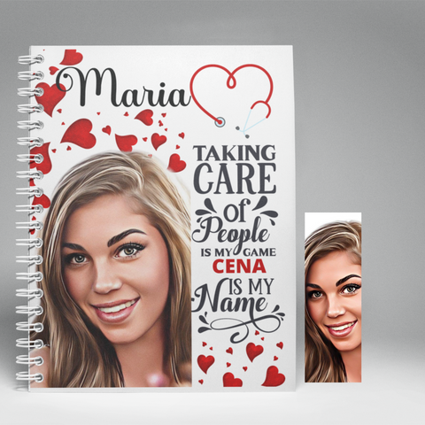 Taking Care of People, CENA Customized Journal and Bookmark