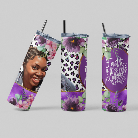All Things Is Possible Insulated Photo Tumbler
