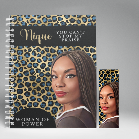 Woman of Power, Customized Journal and Bookmark