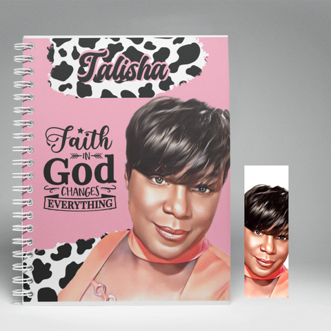 Faith in God, Customized Journal and Bookmark