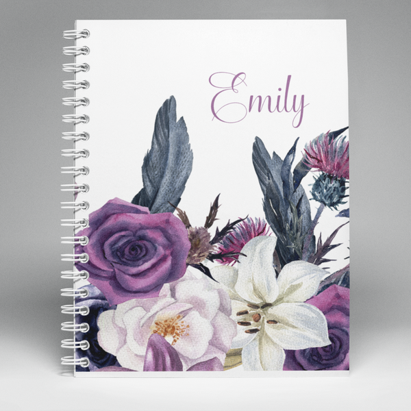 Rose Lily Floral Personalized Gift Set