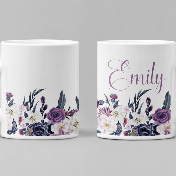 Rose Lily Floral Personalized Gift Set