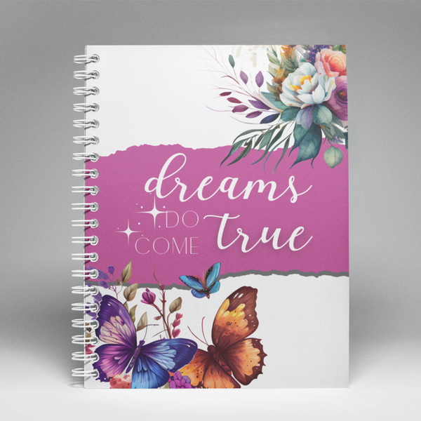 Dreams Do Come True Journal/Notebook and Tumbler Gift Set