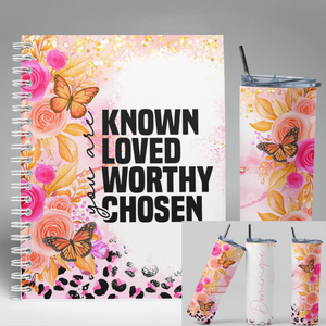 You Are Journal/Notebook and Tumbler Personalized Gift Set