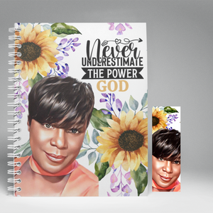 Never Underestimate the Power, Customized Journal and Bookmark