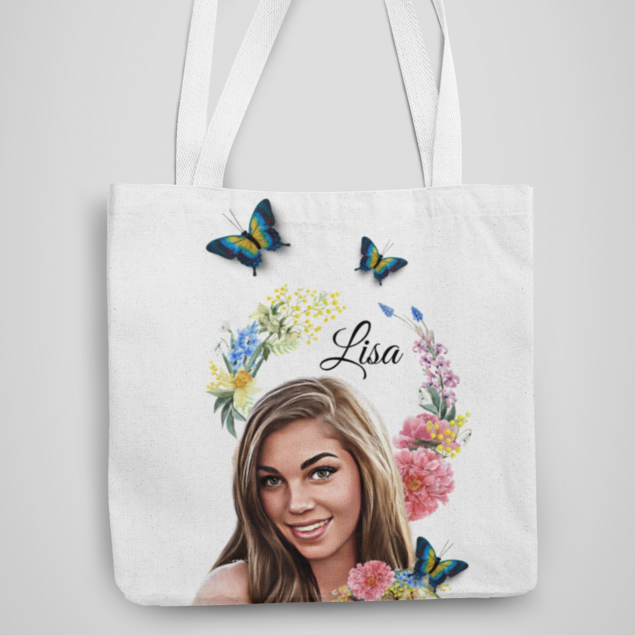 Wildflower, Customized Tote Bag