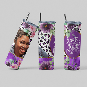 All Things Is Possible Insulated Photo Tumbler