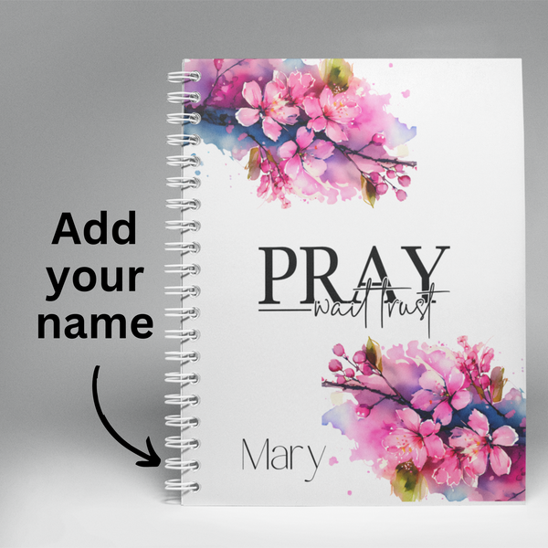 Pray Wait Trust Personalized Gift Set