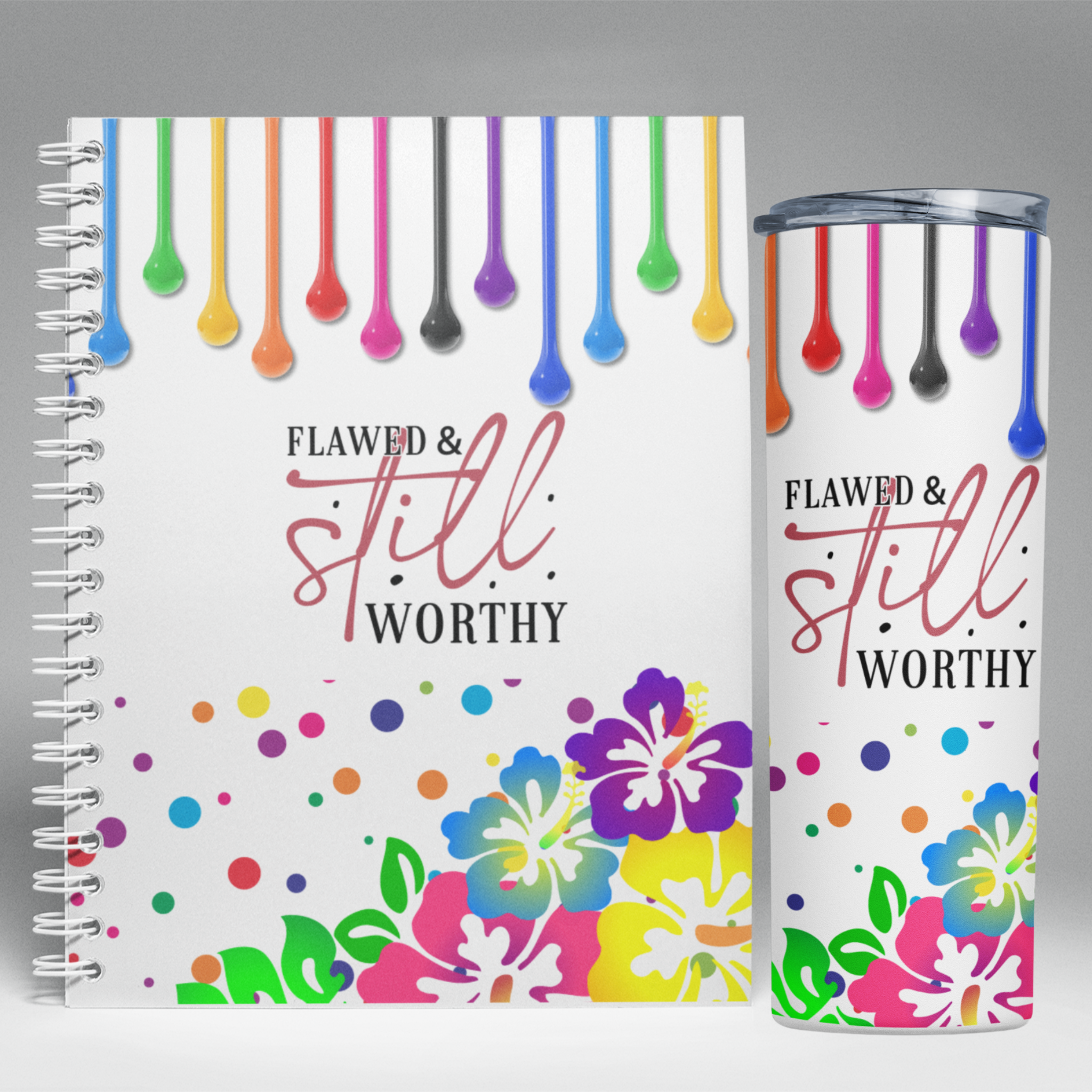 Still Worthy, Journal/Notebook and Tumbler Gift Set